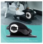 Under Desk Elliptical, Electric Foot Pedal Exerciser, Fully Assembled Seated Elliptical, Compact Portable Elliptical Machine Trainer with Control, Mini Elliptical Leg Exerciser for Home - Image 7